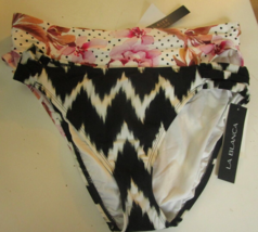 Two Bikini bottoms La Blanca &amp; Alex Marie Size 14 Prints - £13.20 GBP