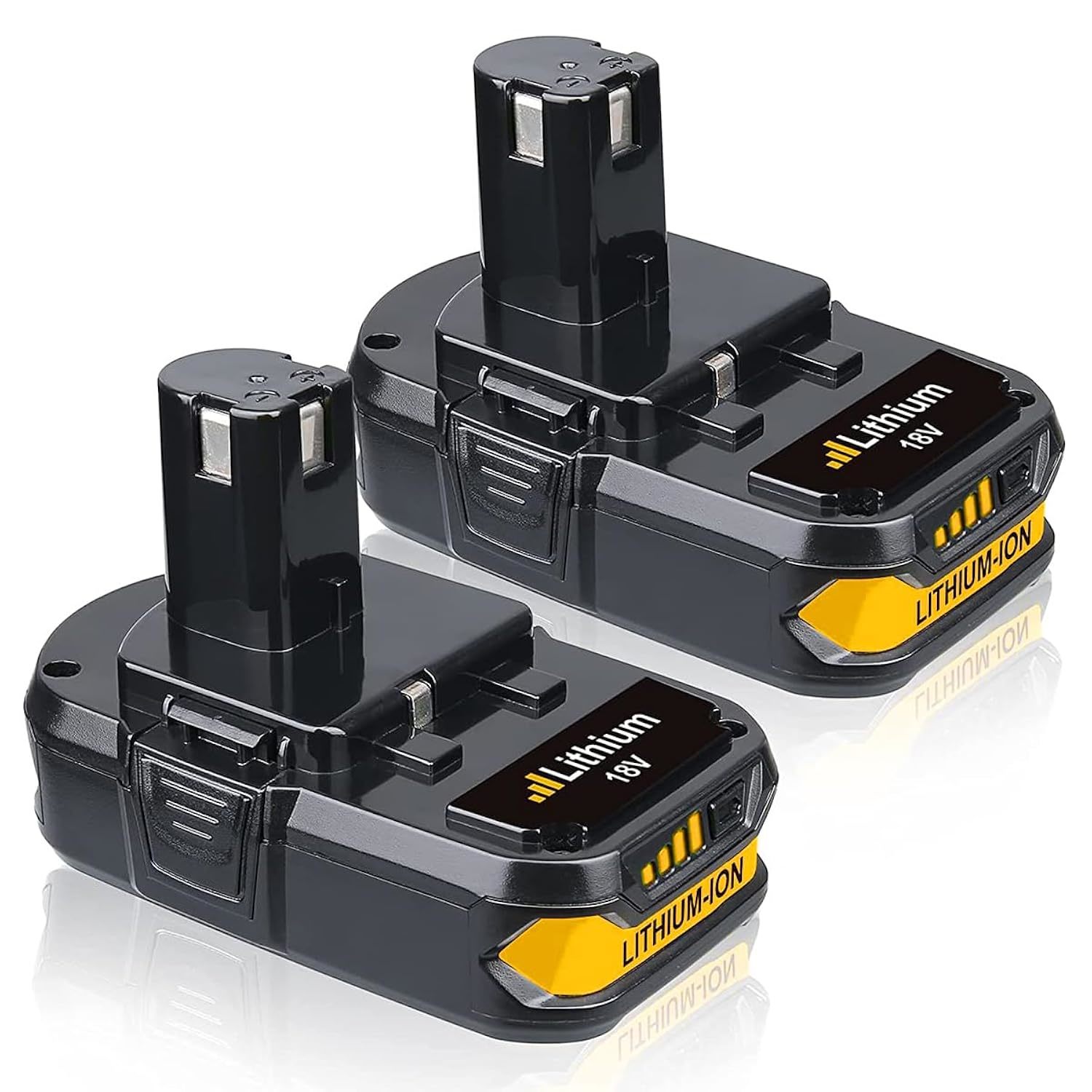 Masione P102 Battery Replacement for Ryobi 18V Lithium-Ion 3.0 Ah Battery P108 P