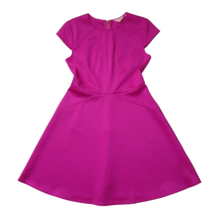 NWT Ted Baker Eebrr in Neon Pink Scuba Stretch Skater Dress 3 / US 8-10 $248 - $71.28