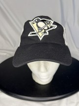 Reebok NHL Pittsburgh Penguins Trucker Hat Large/XL White Black - $11.88
