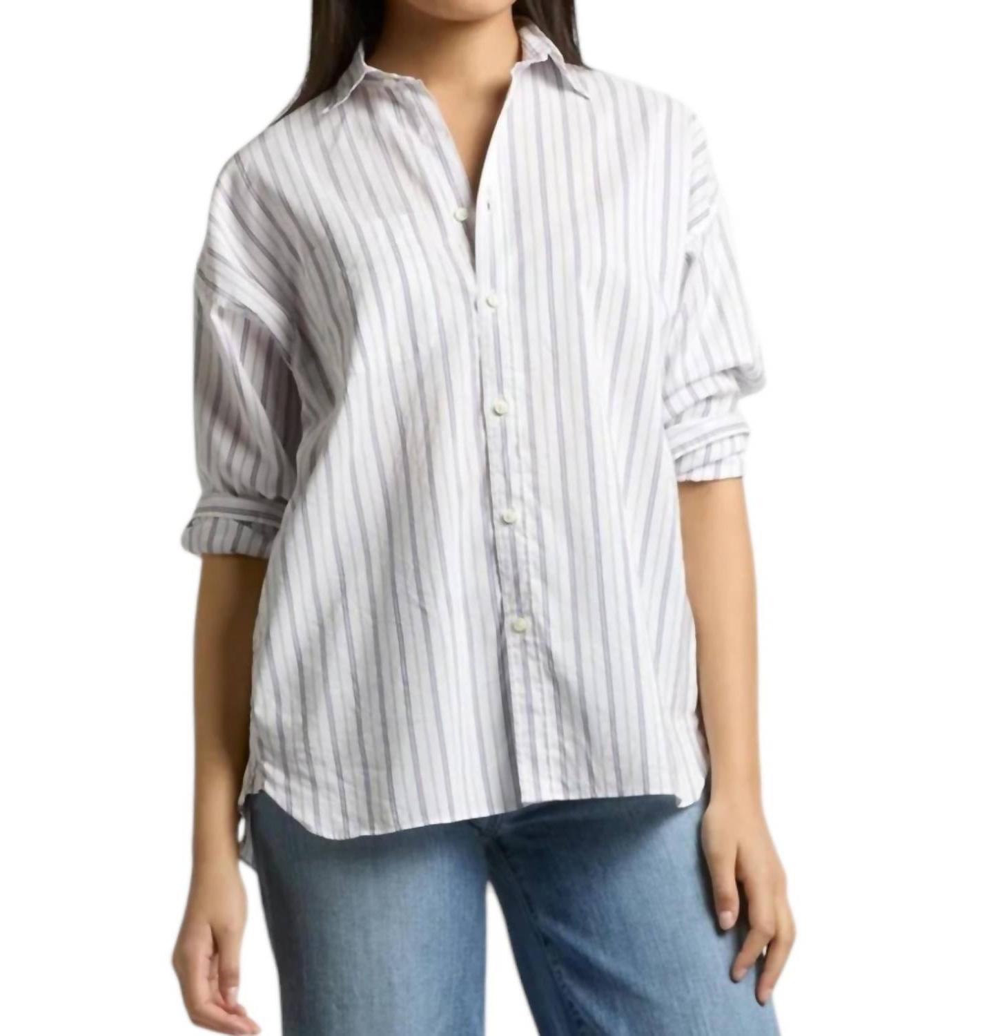 Ann Mashburn Weekender Shirt Multi Stripe - $162.00