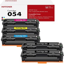 Infitoner 054 054H Toner Cartridge 5 Pack Compatible Replacement For Canon - $324.93