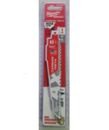 Milwaukee 6 in. 5 TPI AX Carbide Teeth Demolition Nail-Embedded Wood Cut... - £6.63 GBP