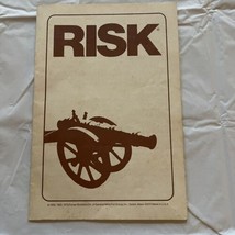 1975 RISK Board Game Instructions Manual Only Rules Replacement Part Vin... - $4.01