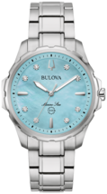 Bulova Marine Star Ladies Diamond Watch 96P248 - £306.24 GBP