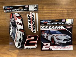 Brad Keselowski 2020 Wincraft #2 Discount Tire Multi Use Decal Sheet(3Pk... - $9.50