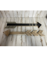 Wall Decor 2Pc Rustic Wooden Arrows Sign Farmhouse Decor Camping Travel ... - $269.14 MXN