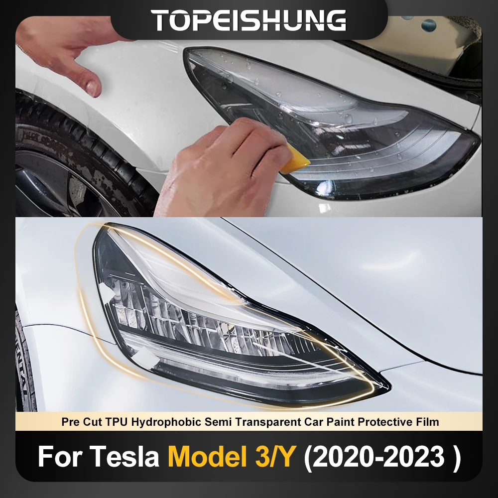 Topeishung For Tesla Model Y 3 X 2020-2023 Ppf Car Paint Protection Film - £10.52 GBP+