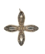 Vintage Sterling Signed Towle Carved King Richard Cross Christmas Ornament - $2,054.10 MXN