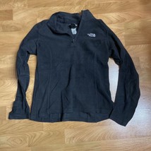 The North Face Black Quarter Zip Womens Small Pullover Fleece - £10.98 GBP