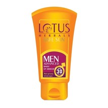 Lotus Herbals Safe Sun Men Advanced Daily UV Shield SPF 30 PA Non Greasy 100g - £25.29 GBP