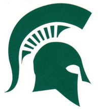 REFLECTIVE Michigan State Spartans fire helmet decal sticker up to 12 inches - $3.49+