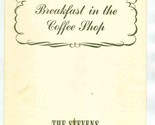 Stevens Hotel Breakfast in the Coffee Shop Menu Chicago Illinois 1951 Hi... - $29.68