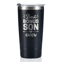 Bonus Son Stepson Gifts Travel Coffee Mug Tumbler, Gifts From Mom/Dad, Parent, F - £35.17 GBP