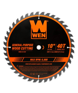 WEN BL1040 10 Inch 40 Tooth Carbide Tipped Professional Woodworking Saw ... - $14.17