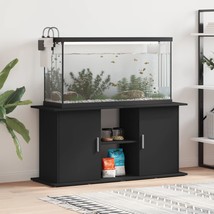 Aquarium Stand Black 121x41x58 cm Engineered Wood - £78.03 GBP