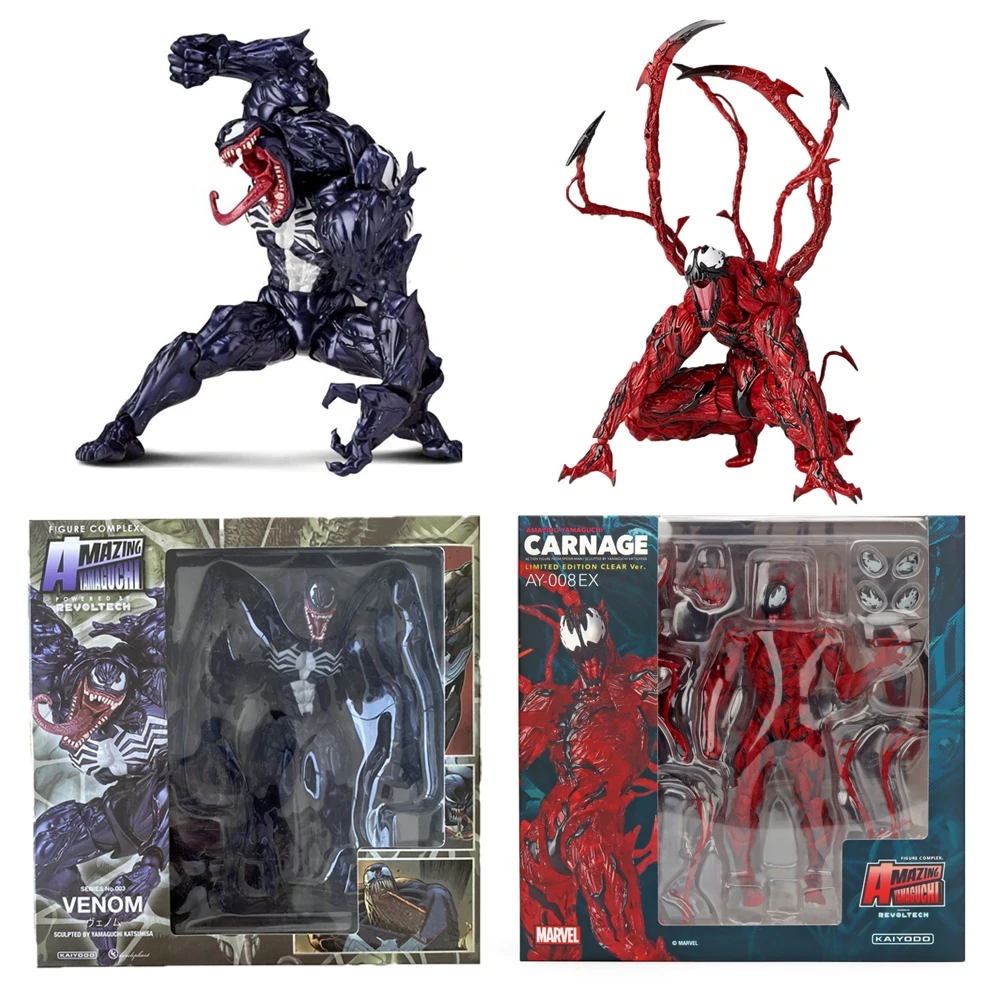 16cm Amazing Spider-Man Figure Venom Carnage Massacre Action Model Toy Red - £22.49 GBP+