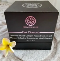 Forever Flawless Pink Diamond Infused Collagen Reconstructive Mask-1.76fl oz-NEW - £44.17 GBP