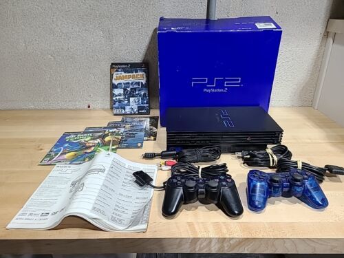 Sony Playstation 2 PS2 Console System SCPH-30001 BOX Demo Jam Pack Games TESTED - $146.97
