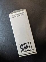 Vintage Norell Parfums 12 Oz Parfümierte Badepour Mit Milch Neu - $103.93