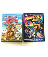 Dreamworks Lot 2 Kids DVD Madly Madagascar &amp; Madagascar 3 Europe&#39;s Most ... - £7.18 GBP