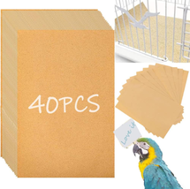 40PCS Gravel Liner Paper for Bird Cage,11X17 in Bird Cage Liner Paper-Gravel Pap - £24.03 GBP