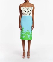 Essentiel Antwerp fairydust placed print skirt in Combo3 Green Lizard - £104.89 GBP