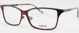 EXESS 8972 D722 UNIQUE RARE EYEGLASSES GLASSES FRAME 56-14-140mm Italy (NOTES) - $39.60