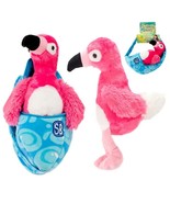 Flamingo Swaddle Babies Plush Toy Keepsake and Baby Sling Carrier. NWT - $23.51