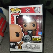 Funko Pop! WWE The Rock w/ Championship Belt #91 EE Exclusive, w/ pop pr... - $12.67