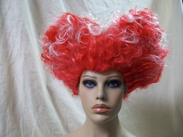 Disney Red Queen Wig Alice Looking Glass Iracebeth Crims Hearts Witch Winifred - £21.88 GBP
