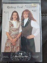 Gooseberry Hill RIDING VEST Pattern Silk Ribbon Embroidery 210 NEW Plus Sizes - $10.44