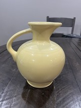 Fiesta Fiestaware Pale Yellow Ceramic Open Carafe Pitcher by Homer Laughlin - $739.61 MXN