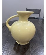 Fiesta Fiestaware Pale Yellow Ceramic Open Carafe Pitcher by Homer Laughlin - $736.51 MXN
