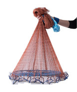 Fishing Cast Net Tire Line Cast Nets with Flying Disc Ez Throw Cast Net ... - €195,25 EUR