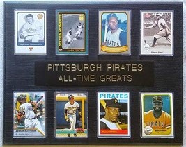 Frames, Plaques and More Pittsburgh Pirates All-Time Greats 8-Card 12x15 Black-O - £25.61 GBP