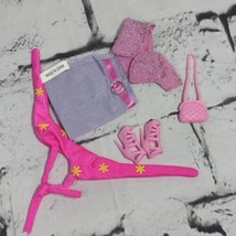Barbie Clothing Lot with Shoes and Purse  - £9.33 GBP