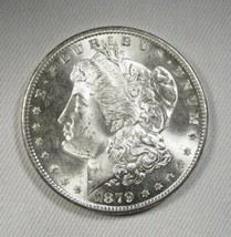 1879-S Silver Morgan Dollar GEM UNC AL675 - £156.91 GBP