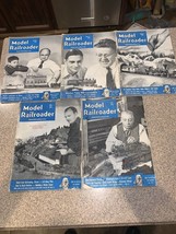 VTG Lot (5) Model Railroader Train Magazine 1951 Jan, Feb, March, July, May - £9.03 GBP