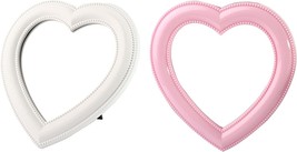 Cute Heart-Shaped Mirrors In A 2 Pack For Women And Girls That Can Be Used As - £35.62 GBP