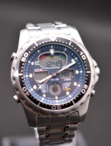 Citizen Promaster Racing Combo C401 Rare 90s Quartz Chronograph from Japan - £211.82 GBP