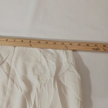 Vintage Valerie Peyson Women’s Zip & Slit Pull-On White Skirt Measured Waist 28" image 12