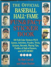 ORIGINAL Vintage 1989 Baseball Hall of Fame Sticker Book Complete Clemente Ruth - £23.87 GBP