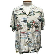 Paradise Found Catalina Island Cal Men&#39;s Aloha Hawaiian Shirt Made Hawai... - $44.75