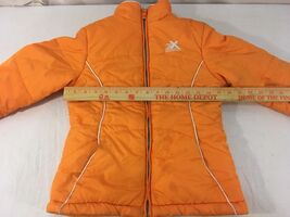 Childrens Girls Zero Xposure M-10/12 Orange Zip Up Polyester Winter Coat - $23.75
