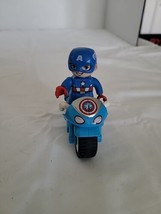 Lego Duplo Marvel Captain America Mini Figure Motorcycle 10921 Replacement Part - £8.04 GBP