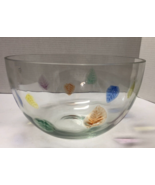 DANSK Romanian Multi Color Leaves Crystal Bowl - $81.49 CAD