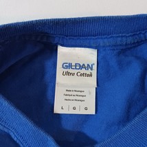 Gildan Ultra Cotton Capstone Landscaping & Lawn Men's Blue T-Shirt Long Sleeve L image 5