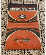 NCAA Georgia Bulldogs Reusable Washable Stretchable Book Cover School Br... - £6.70 GBP