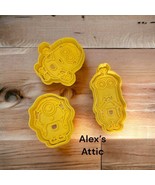 Minions Cookie Cutter &amp; Embosser Stamps Set kids tv movie  - $13.52 CAD